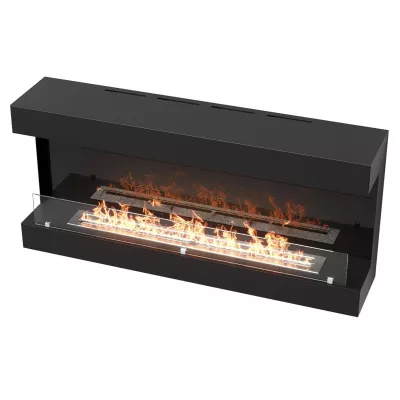 Каминокомплект: Биокамин Firelight BFP/P-2520, портал Bianco 25 белый