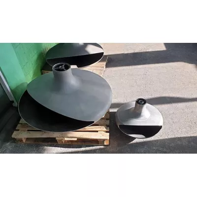 Russia grill Центральный подвесной камин на дровах с поворотной топкой на 360 градусов. Модель LOFT - 03. фото