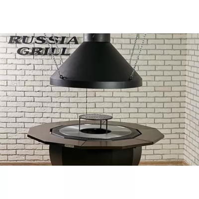 Russia grill Гриль очаг дровяной. Модель GRILL - 840. фото