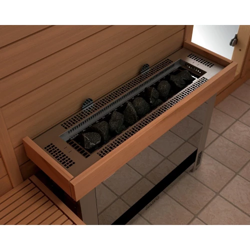 Электрическая печь SAWO HELIUS HES-90NS-G-P-C (9 кВт), выносной пульт (пульт и блок мощности докупаются отдельно)