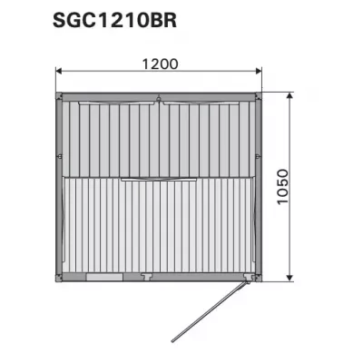 фото HARVIA ИК кабина Radiant SGC1210BR двухместная, хемлок