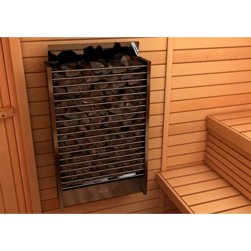 Электрическая печь SAWO CIRRUS ROCK CRR3-60NS-P (6 кВт,нержавейка), выносной пульт (пульт и блок мощности докупаются отдельно)