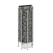 SAWO Электрическая печь TOWER вертикальная, пристенная, 10,5 кВт, TH6-105NS-WL, выносной пульт (пульт и блок мощности докупаются отдельно)