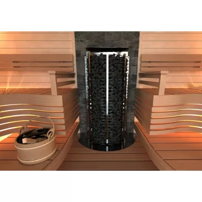 фото Электрическая печь SAWO TOWER TH3-45NB-WL-P (4,5 кВт, встроенный пульт, пристенная)