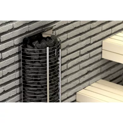 фото Электрическая печь SAWO TOWER TH3-45NB-WL-P (4,5 кВт, встроенный пульт, пристенная)