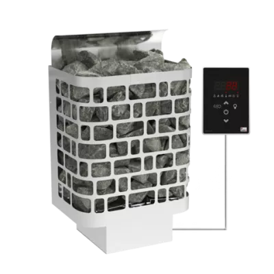 SAWO Электрическая печь Krios настенная, 9,0 кВт, нерж. сталь, артикул KRI-90Ni2-P, выносной пульт (встроенный блок мощности, пульт покупается отдельно) как сделать
