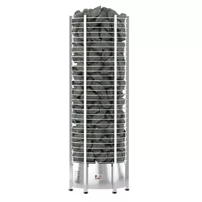 фото Электрическая печь SAWO TOWER TH6-120NS-P (12 кВт, нержавейка, круглая), выносной пульт (пульт и блок мощности докупаются отдельно)