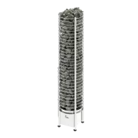 SAWO Электрическая печь TOWER вертикальная, круглая, 9 кВт, TH5-90NS-P , выносной пульт (пульт и блок мощности докупаются отдельно)