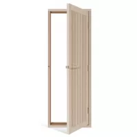 SAWO Дверь 700 х 2040, деревянная (осина), с порогом, 734-4SA