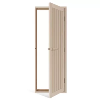SAWO Дверь 700 х 2040, деревянная (осина), с порогом, 734-4SA как сделать