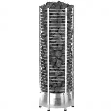 SAWO Электрическая печь TOWER вертикальная, круглая, 8 кВт, TH5-80Ni2-P, выносной пульт (встроенный блок мощности, пульт покупается отдельно)