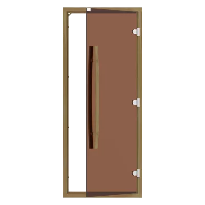 SAWO SAWO Дверь 8/19, бронза с порогом, кедр, изогнутая ручка, 742-4SGD фото
