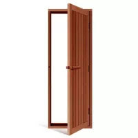 SAWO Дверь 700 х 2040, деревянная (кедр), с порогом, 734-4SD