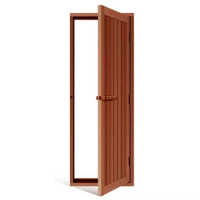 SAWO Дверь 700 х 2040, деревянная (кедр), с порогом, 734-4SD как сделать