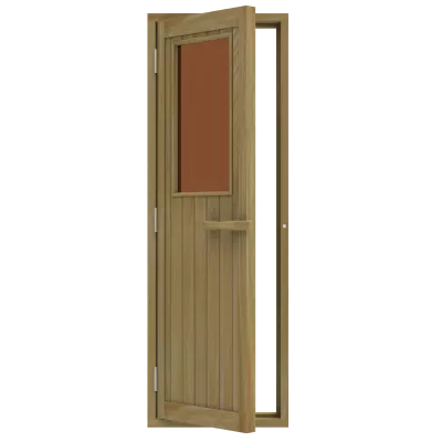 SAWO Дверь 700 x 2040, бронза, кедр, левая, артикул 735-4SGD-L как сделать