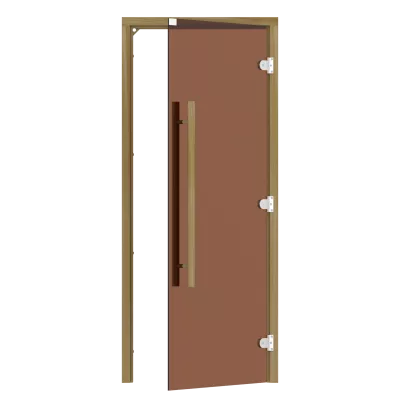 SAWO Дверь 7/19, бронза, левая, без порога, кедр, прямая, 741-3SGD-L-2 как сделать