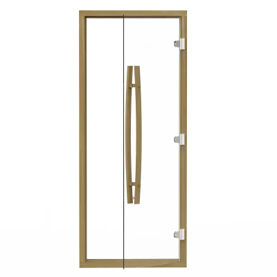 SAWO SAWO Дверь 7/19, прозрачная, кедр, изогнутая ручка, 741-4SCD-1 купить