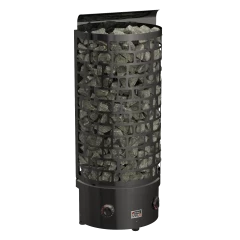 SAWO Электрическая печь Aries напольная пристенная, с пультом, 6,0 кВт, черная, артикул ARI3-60NB-WL-BL-P-C