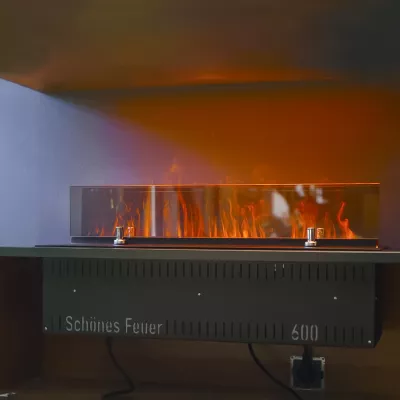 цена Электрический очаг Schones Feuer 3D FireLine 600 Blue (с эффектом cинего пламени)