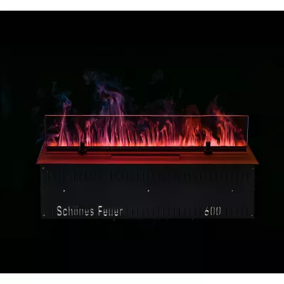 цена Электрический очаг Schones Feuer 3D FireLine 600 Blue (с эффектом cинего пламени)