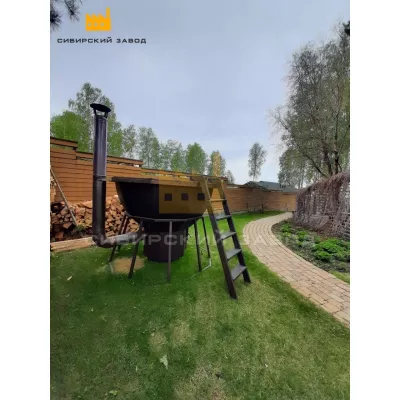 Сибирский завод Банный чан для 3-5 человек с печью как сделать