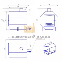 Печь наружная многогранная увеличенная