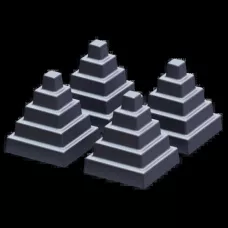 Комплект чугунных пирамид (4 шт.)