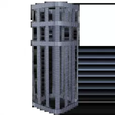 Сетка на трубу (300х300х500) GFS ЗК 35/40/45 под шибер