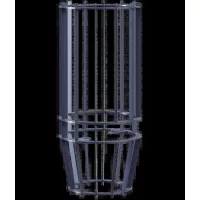 Сетка на трубу под шибер 130 (320*740) AVANGARD 30 Тюльпан