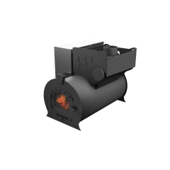 Печь Горыныч 2, каменка с правой стороны, малая дверь со стеклом