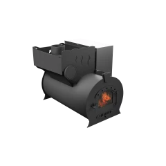 Печь Горыныч 2, каменка с левой стороны, малая дверь со стеклом