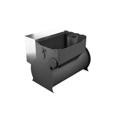 Печь Горыныч 2, каменка с левой стороны, малая дверь со стеклом