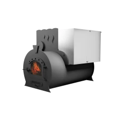 Печь Горыныч 2, каменка с левой стороны, малая дверь со стеклом