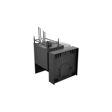 Печь Горыныч Мини, каменка закрытая с парогенератором с левой стороны, естественная система воздушного отопления