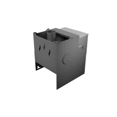 Печь Горыныч Мини, каменка с правой стороны, дверь малая со стеклом