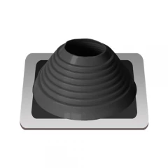 Уплотнитель кровельный №6 силикон 127-228 mm чёрный (black)