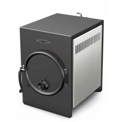 Нормаль 1 антрацит, НК, ТЗ   (Модификация цвета антрацит с нержавеющим конвектором, труба сзади)