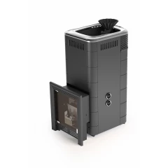 Таймыр XXL 2017 Carbon БСЭ ЗК ТО антрацит   (Модификация большого класса с большим светопрозрачным экраном, закрытой каменкой, теплообменником, цвет антрацит)