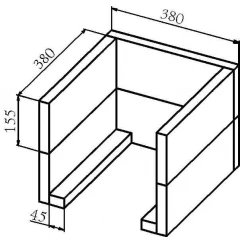 Комплект шамота ГЕРМА