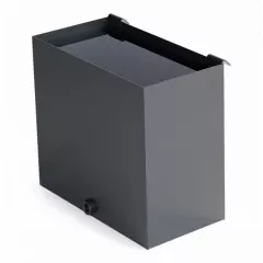 Бак навесной для печи банной Двушечка, антрацит