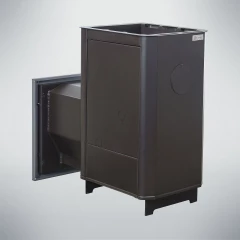 Паленица удлиненная топка Панорамная дверь