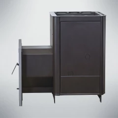 Паленица удлиненная топка Панорамная дверь