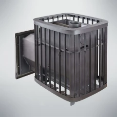 Каменка удлиненная топка Панорамная дверь