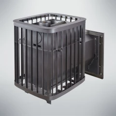 Каменка удлиненная топка Панорамная дверь