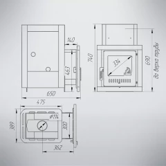 Мини Панорамная дверь