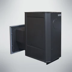 Мини удлиненная топка Панорамная дверь