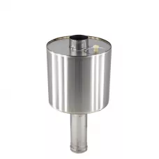 Бак-труба "Цилиндрический" — 40 л — 115 (0,8 м) — 1 мм AISI 430 — гарантия 3 месяца