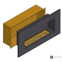 Теплоизоляционный корпус для встраивания в мебель для очага 1400 мм