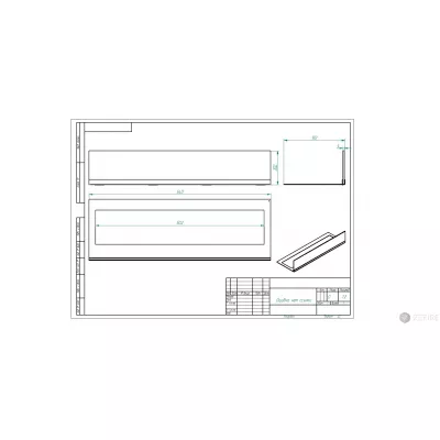 Стекло декоративное для биокаминов Elliot 900, Sirius 900 и Flagman 700