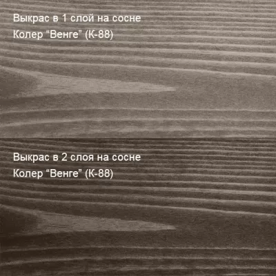 Грунтовочное масло для дерева. Антисептик 2 л Колер Венге (К-88)